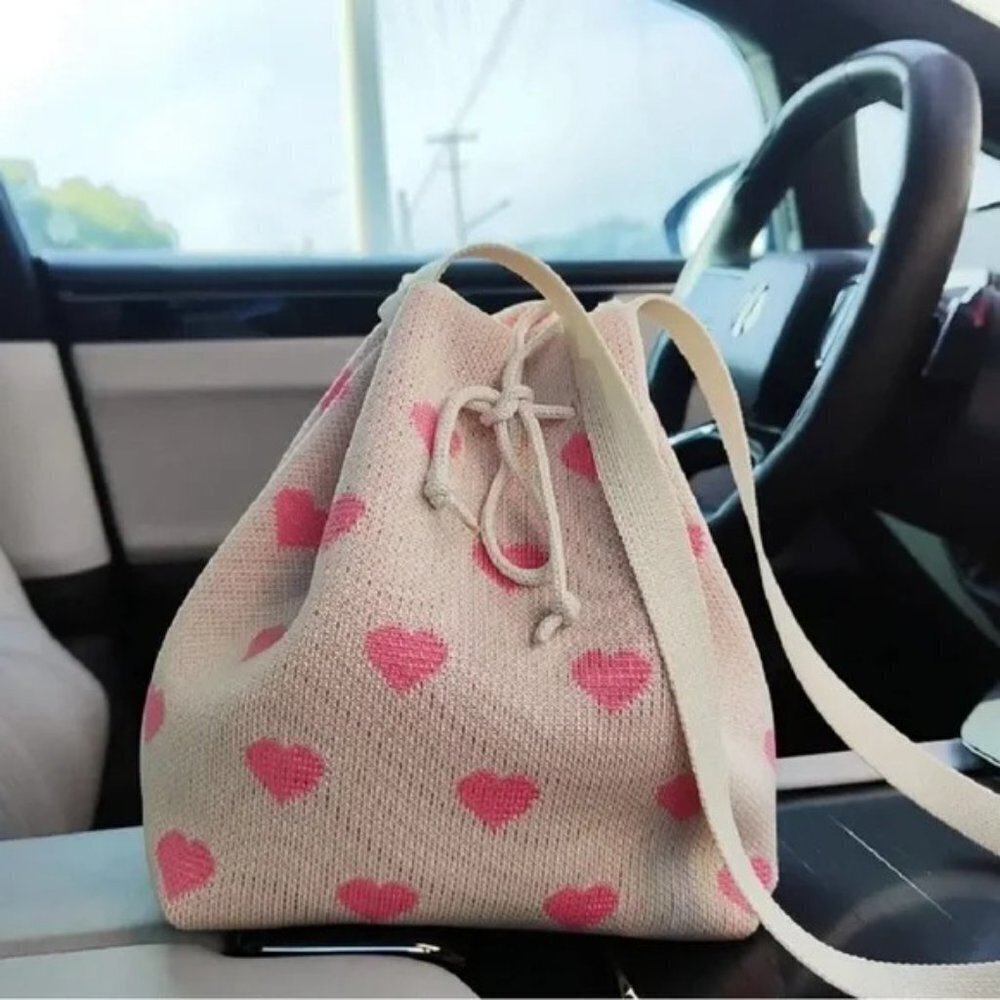 Beautiful Patterned Heart Bag - image 2